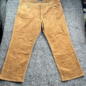 Polo Ralph Lauren Pants Mens 46x30 Corduroy Brown Classic Fit 46B
